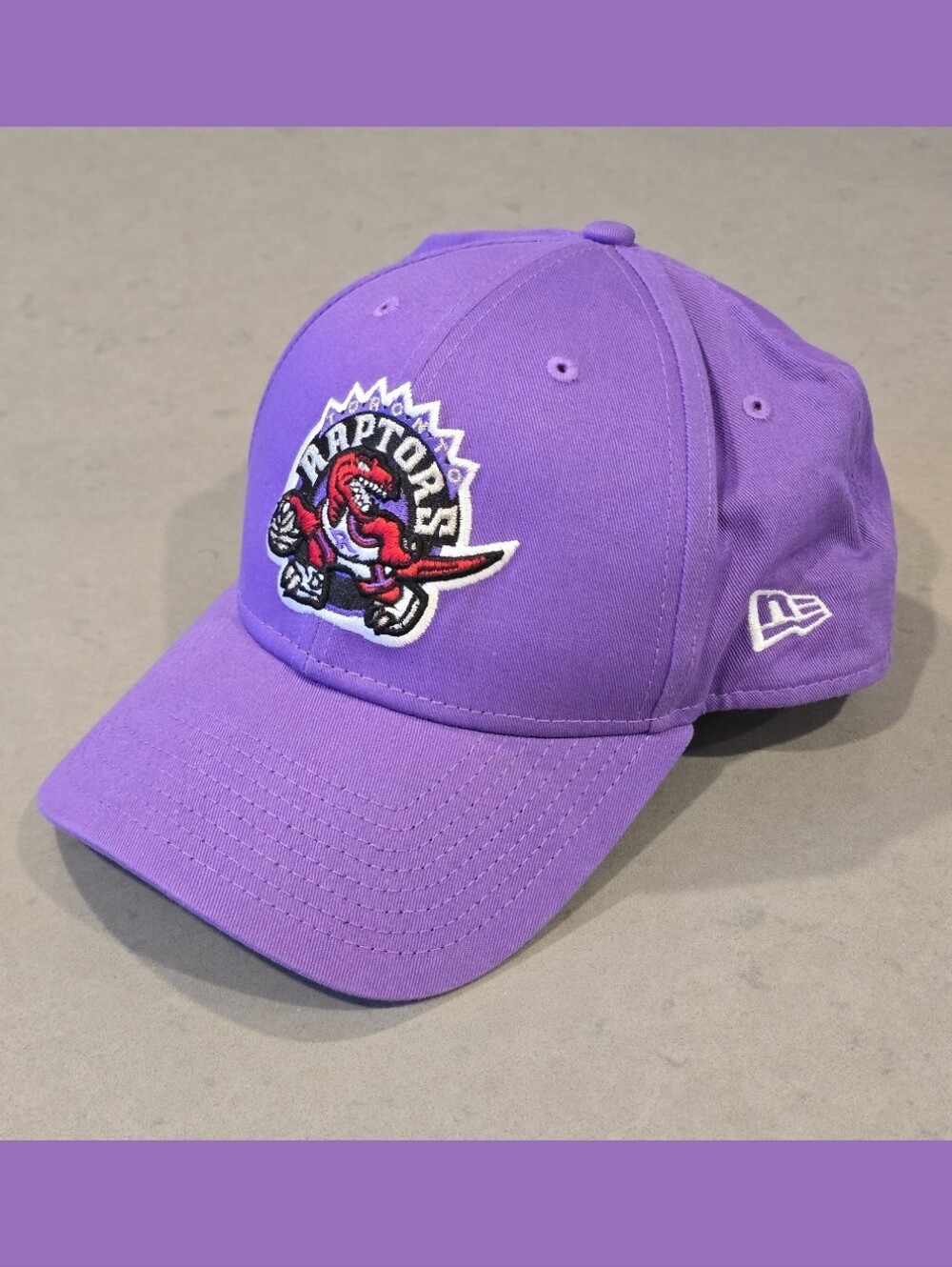 New Era 9FORTY Toronto Raptors Hat Cap Adjustable Throwback Patch 1995-99
